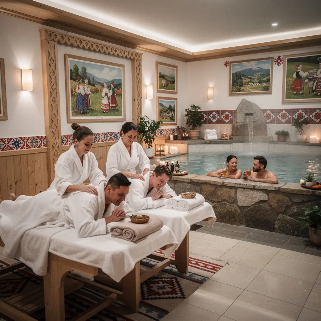 A group of friends participating in a wellness workshop focused on relaxation techniques.
